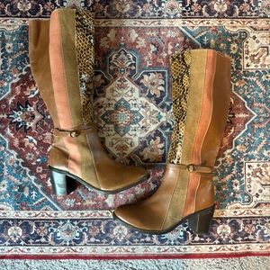 Matisse Benoit Snakeskin Boot Size 7.5